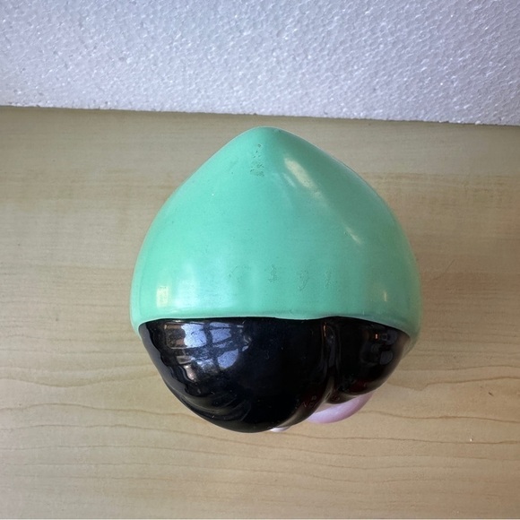 Light Green Riding Hood Vintage Ceramic Coin Bank - Picture 4 of 11